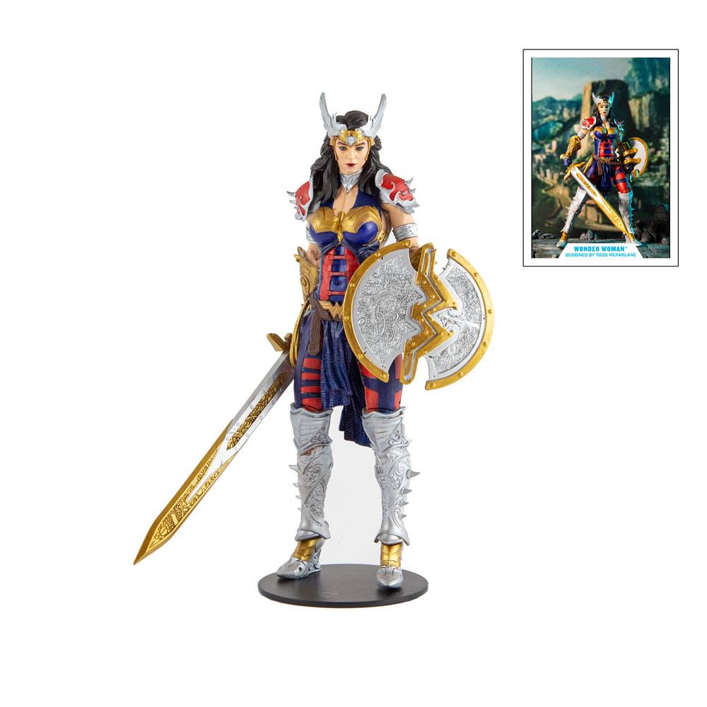 MCFARLANE TOYS - Dc Comics - Dc Multiverse Action Figure Wonder Woman DesignEd by Todd McFarlane 18 cm