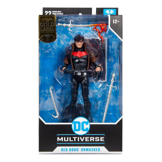 MCFARLANE TOYS - Dc Comics - The New 52 DC Multiverse Action Figure Red Hood Unmasked (Gold Label) 18 cm