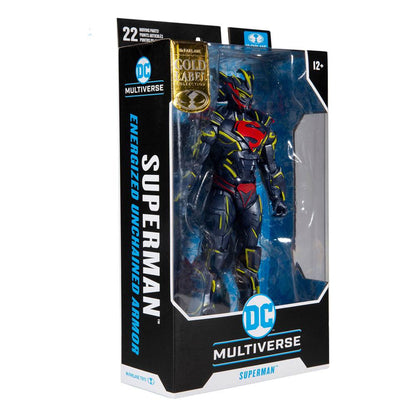 MCFARLANE TOYS - Dc Comics - Dc Multiverse Action Figure Superman Energized Unchained Armor (Gold Label) 18 cm