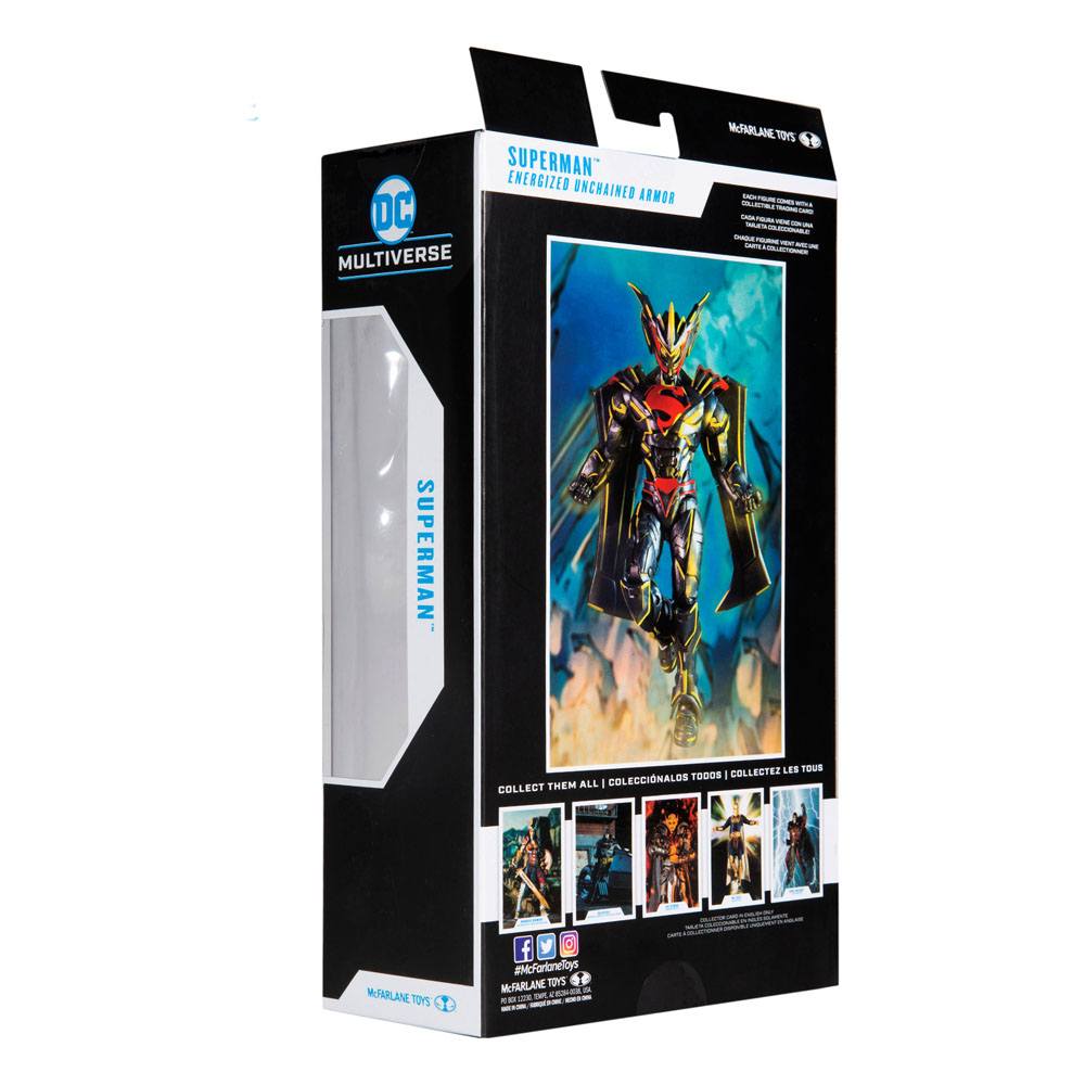 MCFARLANE TOYS - Dc Comics - Dc Multiverse Action Figure Superman Energized Unchained Armor (Gold Label) 18 cm