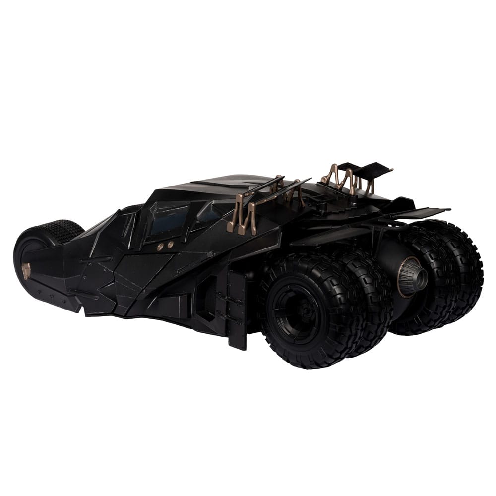 Mc FARLANE TOYS - DC Multiverse Vehicle Tumbler with Lucuis Fox (The Dark Knight) (Gold Label)