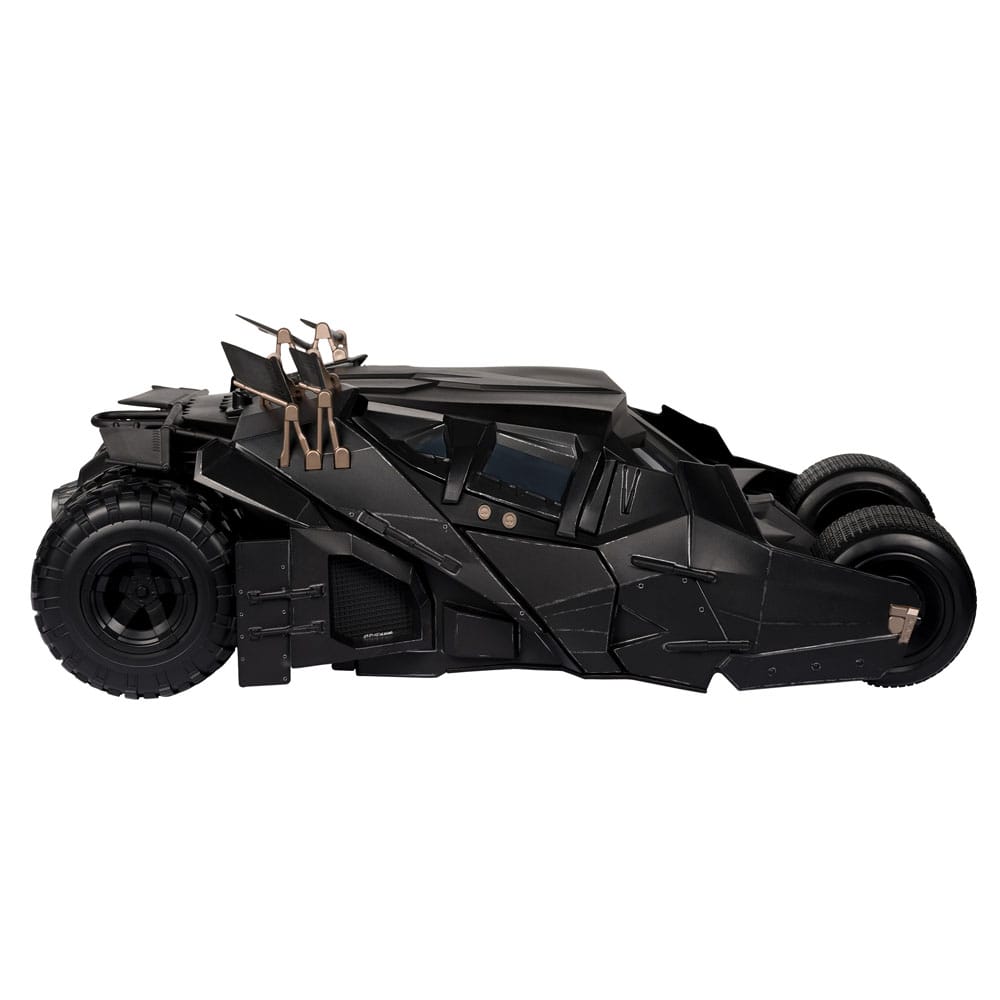 Mc FARLANE TOYS - DC Multiverse Vehicle Tumbler with Lucuis Fox (The Dark Knight) (Gold Label)