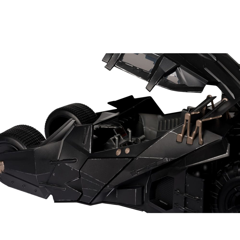 Mc FARLANE TOYS - DC Multiverse Vehicle Tumbler with Lucuis Fox (The Dark Knight) (Gold Label)
