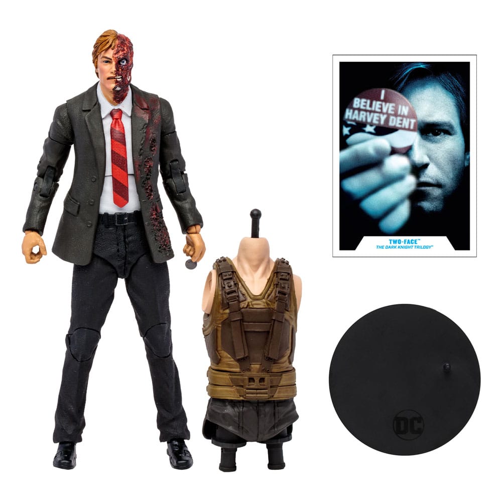 MCFARLANE TOYS - Dc Comics - Dc Build A Action Figure Two-Face (The Dark Knight Trilogy)