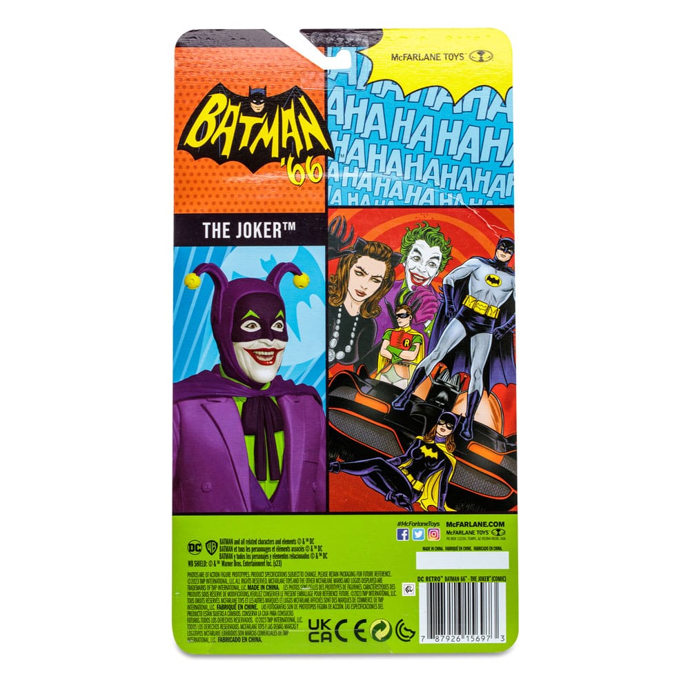 MCFARLANE TOYS - Dc Comics - Dc Retro Action Figure Batman 66 The Joker (Comic)