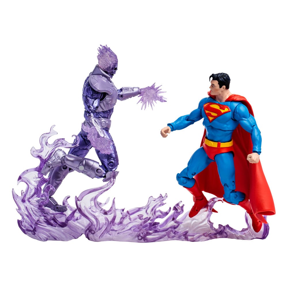 MCFARLANE TOYS - Dc Comics - Dc Collector MultiPack Action Figure Atomic Skull vs. Superman (Action Comics) (Gold Label)