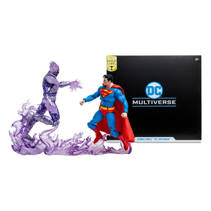 MCFARLANE TOYS - Dc Comics - Dc Collector MultiPack Action Figure Atomic Skull vs. Superman (Action Comics) (Gold Label)