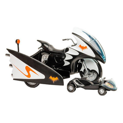 Mc FARLANE TOYS - DC Retro Vehicle Batcycle with Side Car