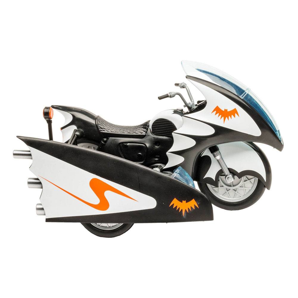 Mc FARLANE TOYS - DC Retro Vehicle Batcycle with Side Car