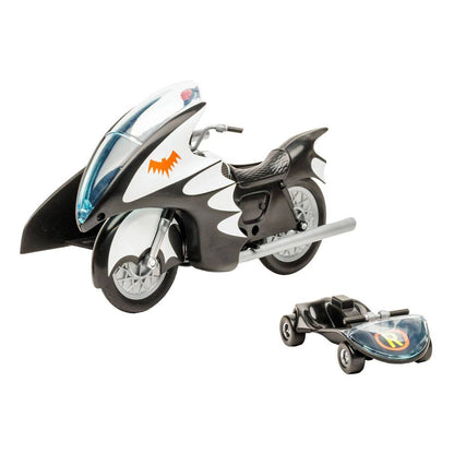 Mc FARLANE TOYS - DC Retro Vehicle Batcycle with Side Car