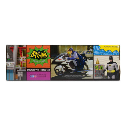 Mc FARLANE TOYS - DC Retro Vehicle Batcycle with Side Car