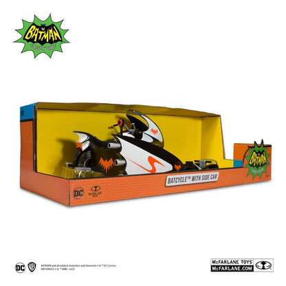 Mc FARLANE TOYS - DC Retro Vehicle Batcycle with Side Car