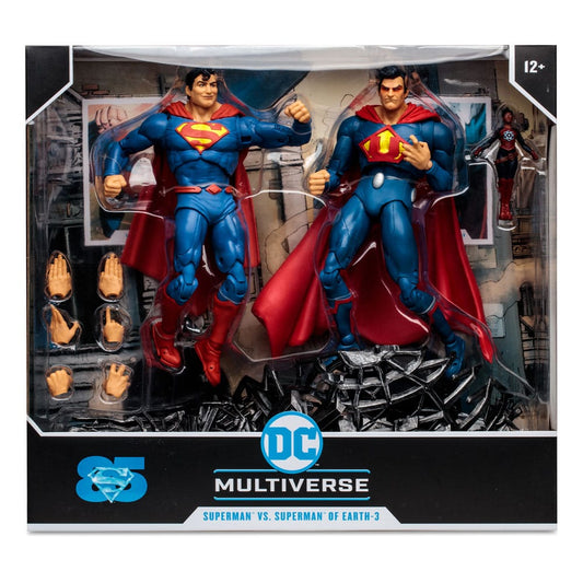 MC FARLANE TOYS - DC Multiverse Multipack Action Figure Superman vs Superman of Earth-3 (Gold Label)