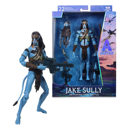Mc FARLANE TOYS - Avatar: Fire and Ash Action Figure Jake Sully (Metkayina Final Battle)