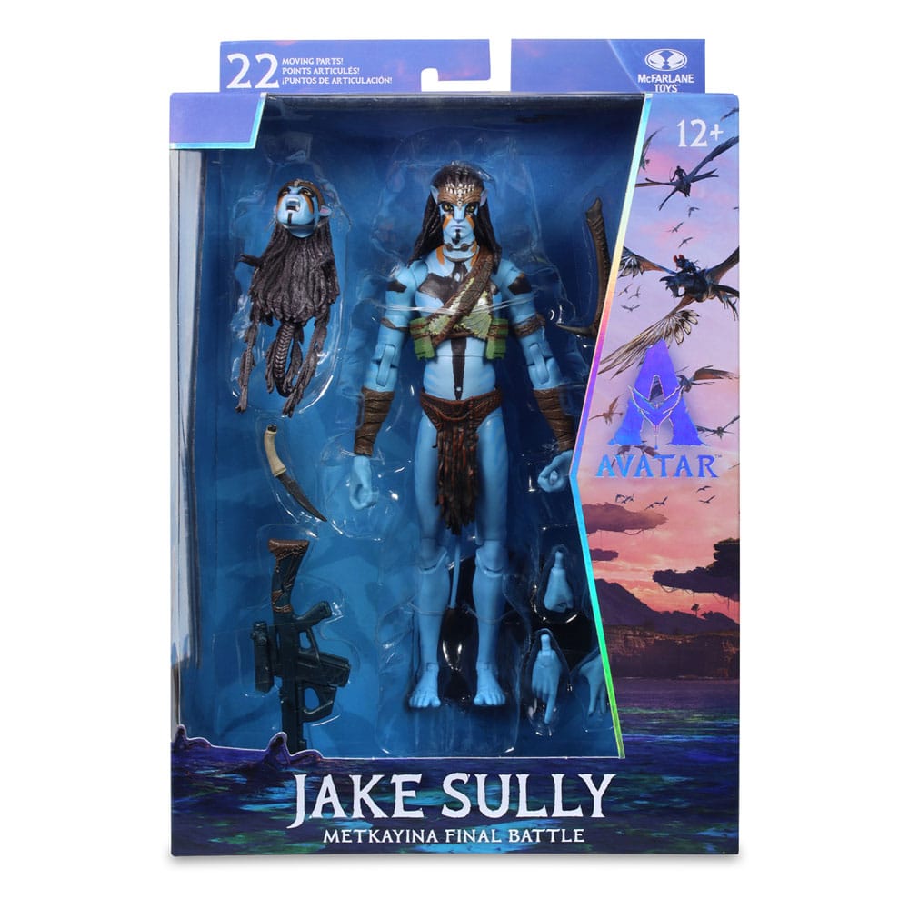 Mc FARLANE TOYS - Avatar: Fire and Ash Action Figure Jake Sully (Metkayina Final Battle)