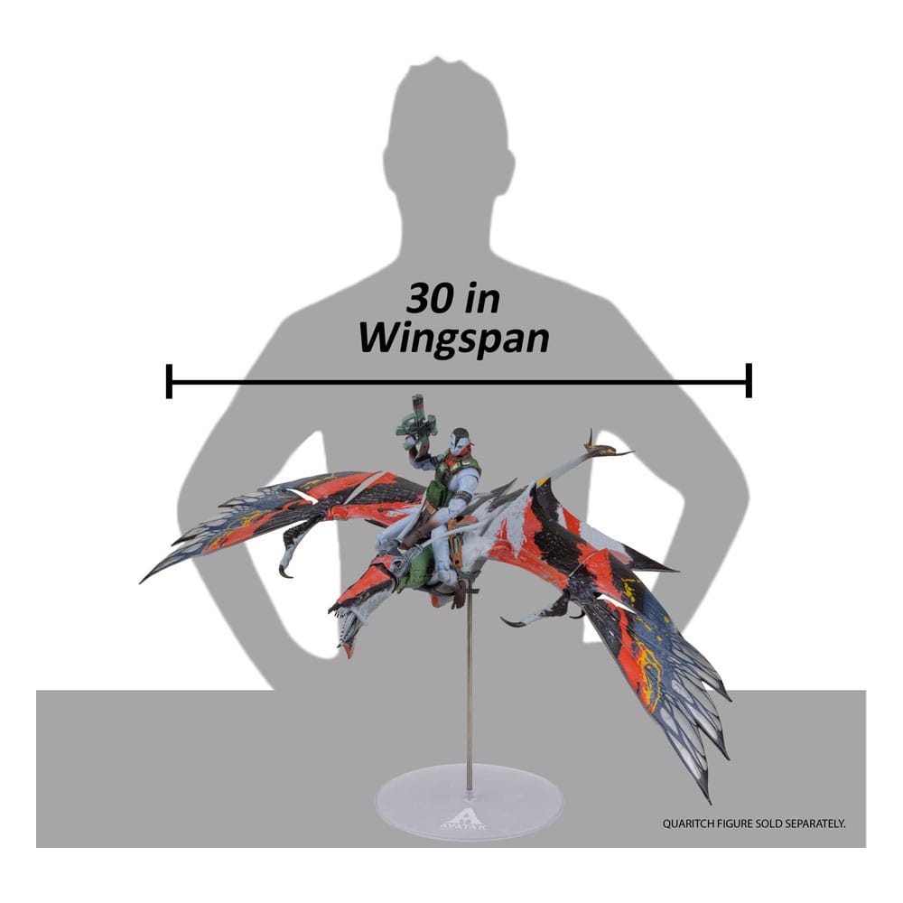 Mc FARLANE TOYS - Avatar: Fire and Ash Action Figure Quaritch's new Banshee