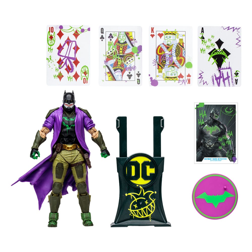 Mc FARLANE TOYS - DC Multiverse Action Figure Dark Detective (Future State) (Jokerized) (Gold Label)