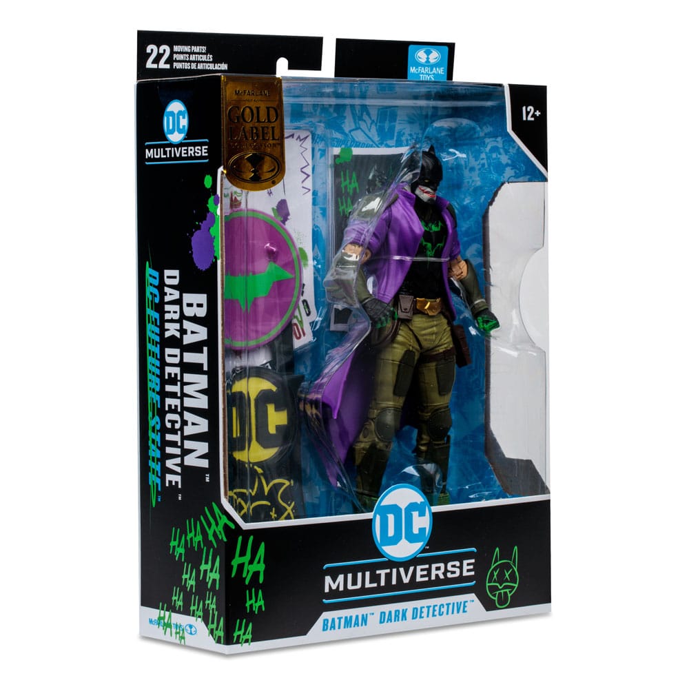 Mc FARLANE TOYS - DC Multiverse Action Figure Dark Detective (Future State) (Jokerized) (Gold Label)