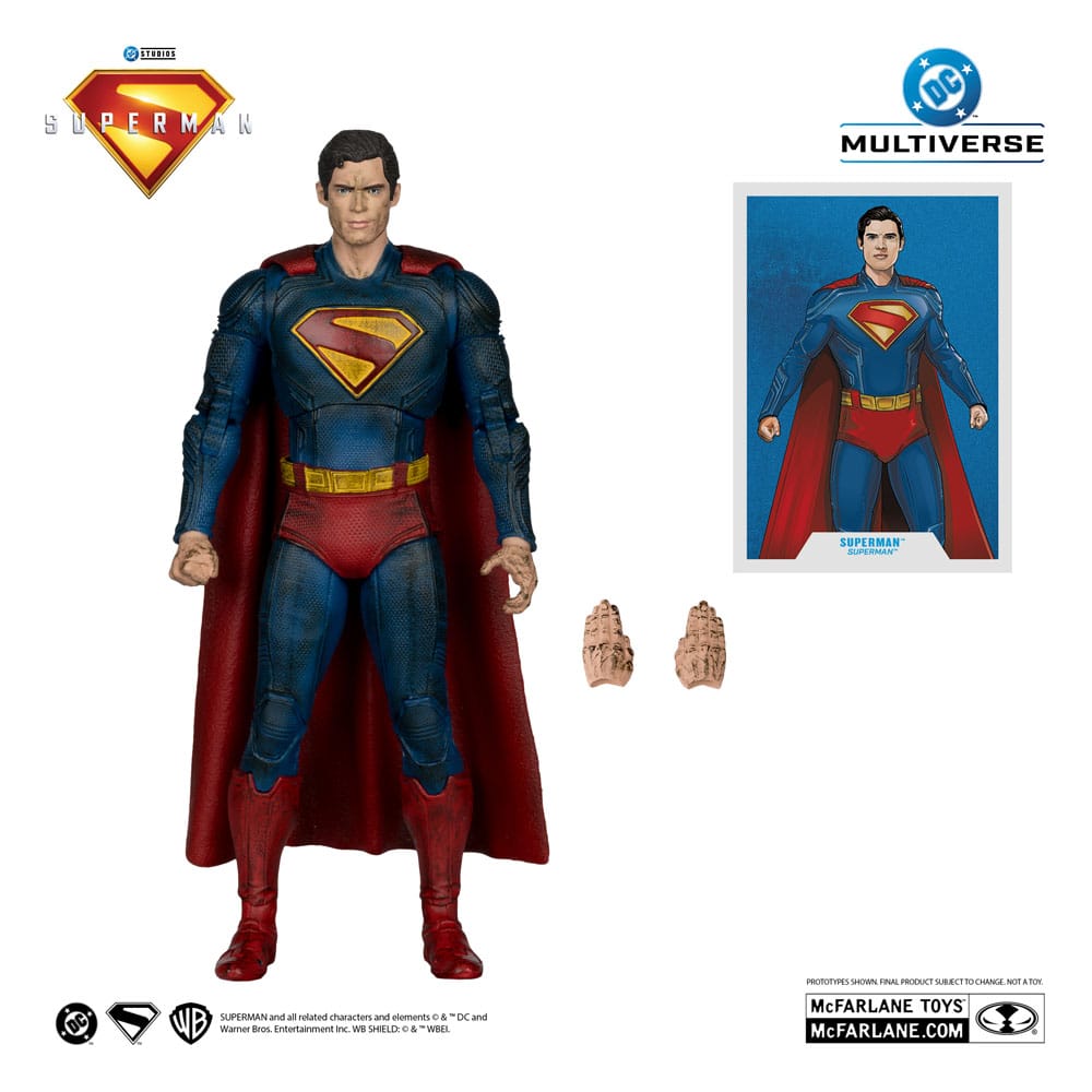 Mc FARLANE TOYS - Superman (2025) DC Multiverse Action Figure Superman (Battle Damaged) (Gold Label)