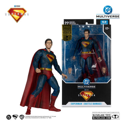 Mc FARLANE TOYS - Superman (2025) DC Multiverse Action Figure Superman (Battle Damaged) (Gold Label)