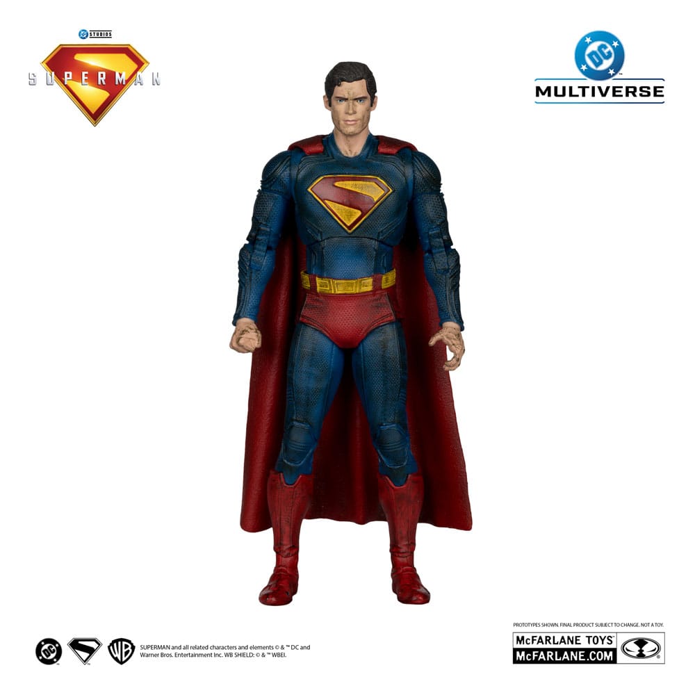 Mc FARLANE TOYS - Superman (2025) DC Multiverse Action Figure Superman (Battle Damaged) (Gold Label)