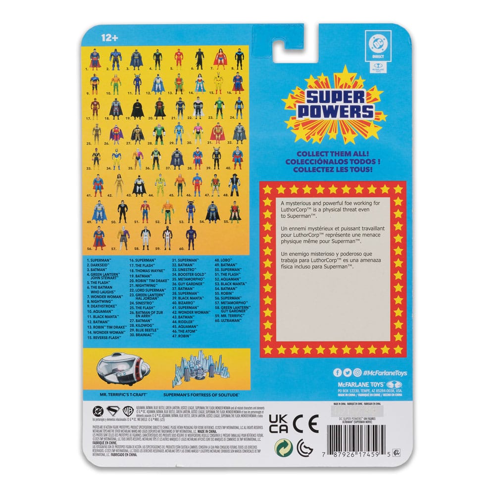 Mc FARLANE TOYS - Dc Direct Superman Movie 2025 Super Powers Figures Set
