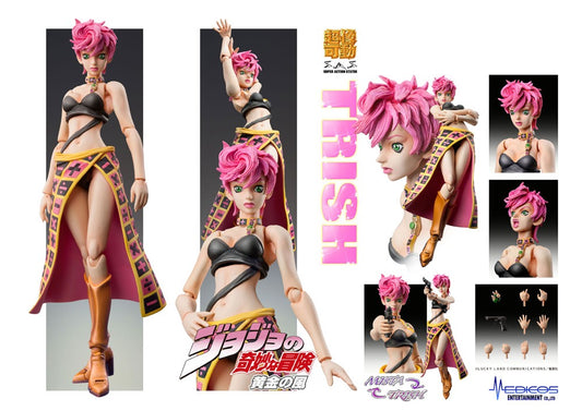 MEDICOS - Jojo's Bizarre Adventure Part 5 Super Action Figure Chozokado (Trish Una) 15 cm