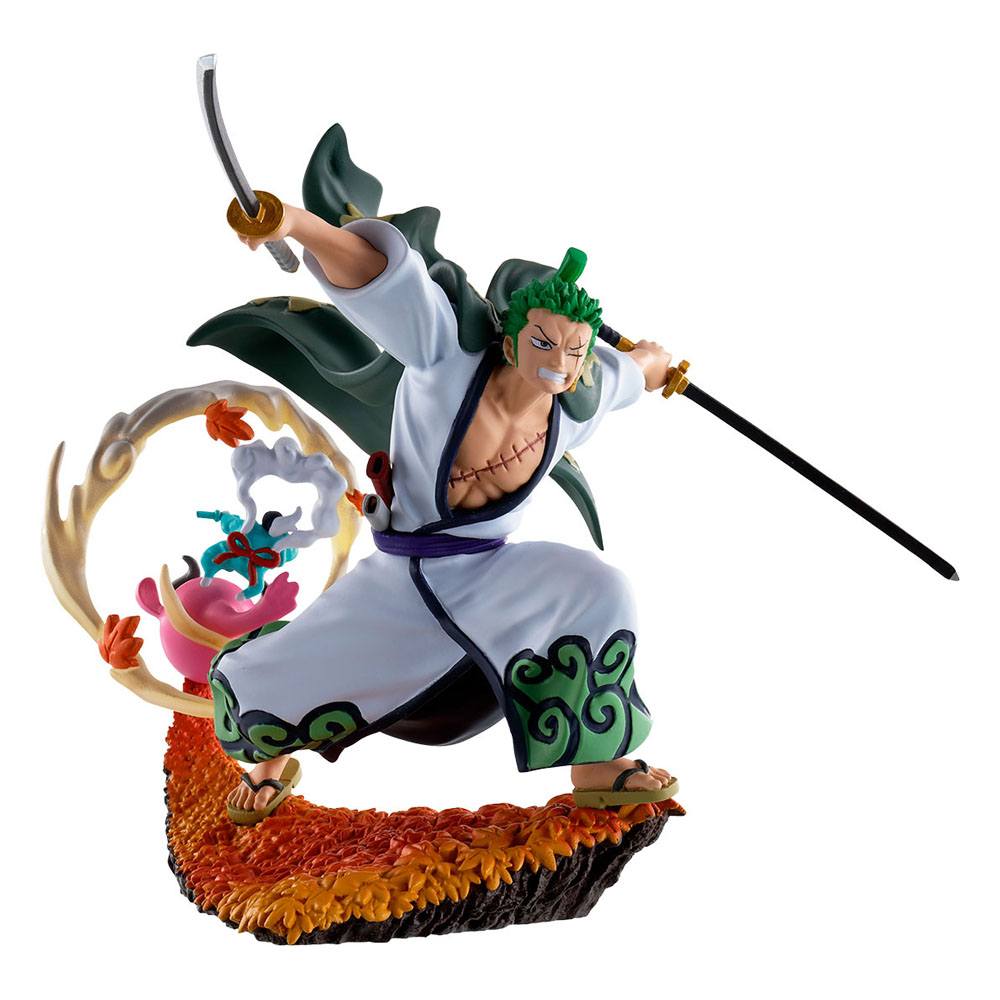 MEGAHOUSE - One Piece Log Box Trading Statue 8 cm Re Birth Wanokuni Vol. 3