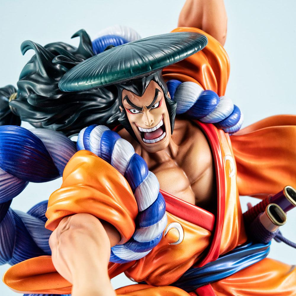 MEGAHOUSE - One Piece Portrait of Pirates Pvc Statue Warriors Alliance Oden Koduki