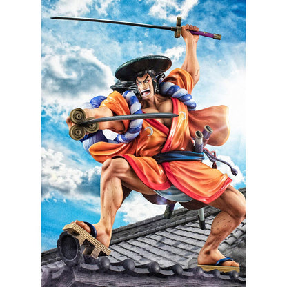 MEGAHOUSE - One Piece Portrait of Pirates Pvc Statue Warriors Alliance Oden Koduki