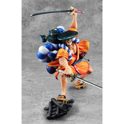 MEGAHOUSE - One Piece Portrait of Pirates Pvc Statue Warriors Alliance Oden Koduki