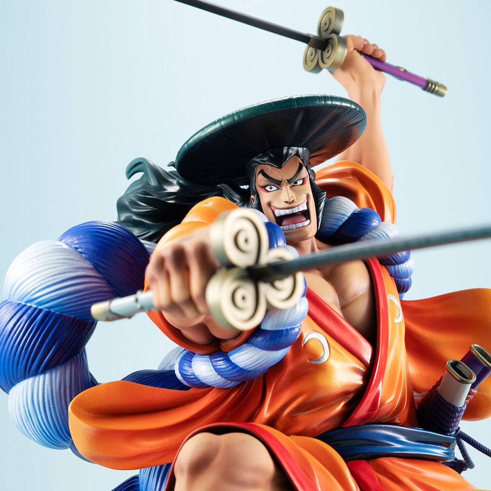 MEGAHOUSE - One Piece Portrait of Pirates Pvc Statue Warriors Alliance Oden Koduki