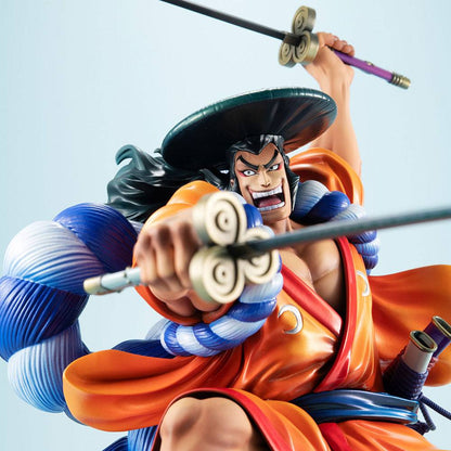 MEGAHOUSE - One Piece Portrait of Pirates Pvc Statue Warriors Alliance Oden Koduki