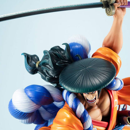 MEGAHOUSE - One Piece Portrait of Pirates Pvc Statue Warriors Alliance Oden Koduki