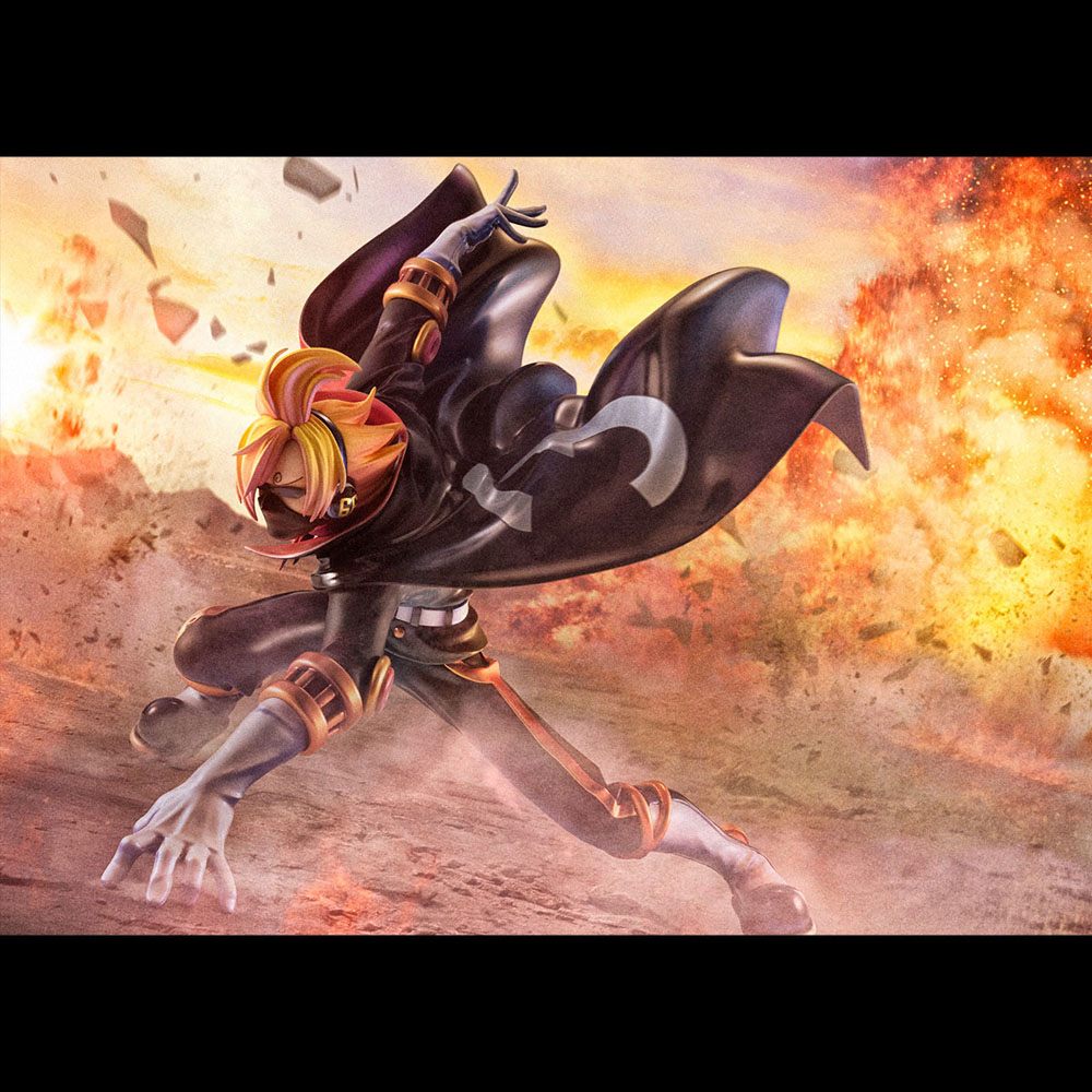 MEGAHOUSE - One Piece Portrait of Pirates Pvc Statue Warriors Alliance Osoba Mask 21 cm