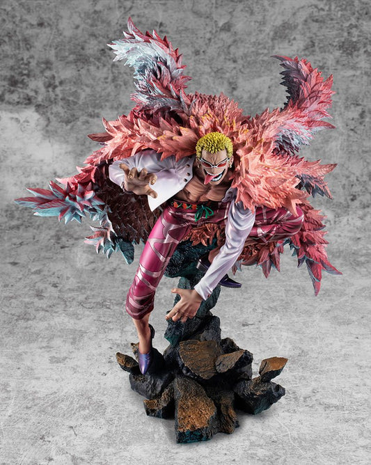 MEGAHOUSE - One Piece Excellent Model P.O.P Pvc Statue A-Maximum Heavenly Demon Donquixote Doflamingo