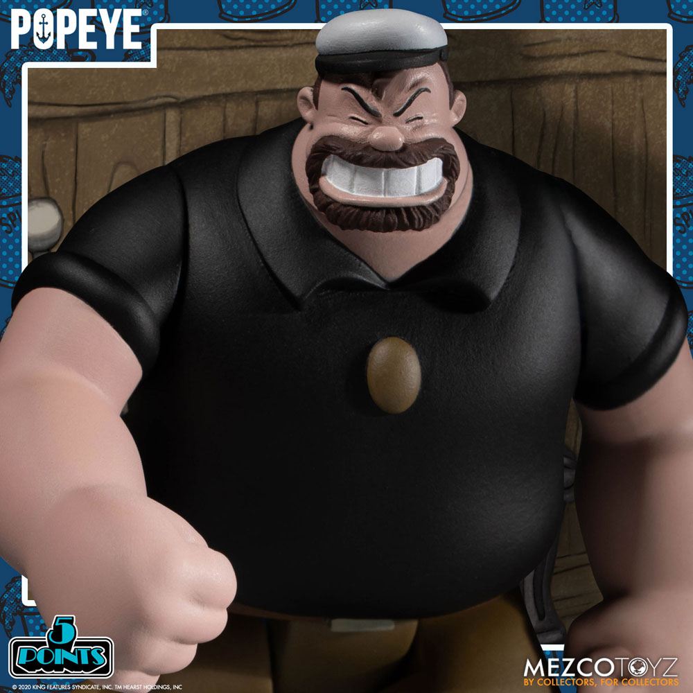 MEZCO - Popeye 5 Points Action Figure DeLuxe Box Set