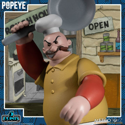 MEZCO - Popeye 5 Points Action Figure DeLuxe Box Set