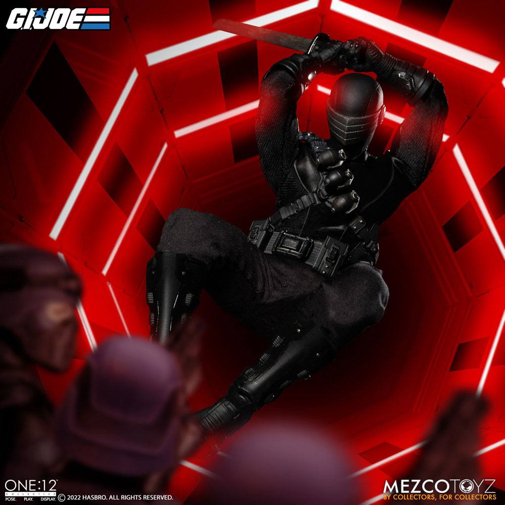 MEZCO - One:12 Collective Coll GI Joe Snake Eyes DeLuxe Ed Action Figure