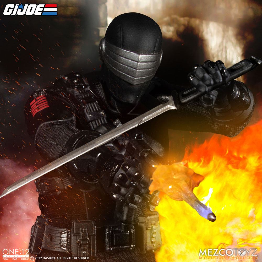 MEZCO - One:12 Collective Coll GI Joe Snake Eyes DeLuxe Ed Action Figure