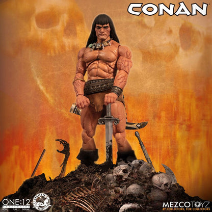 MEZCO - One:12 Collective Conan The Barbarian Action Figure 1:12 Conan