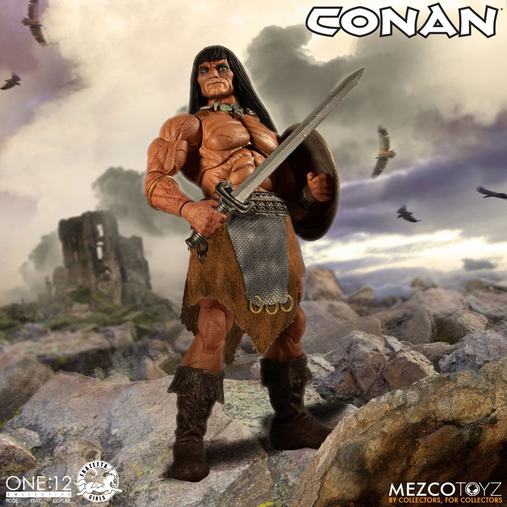 MEZCO - One:12 Collective Conan The Barbarian Action Figure 1:12 Conan