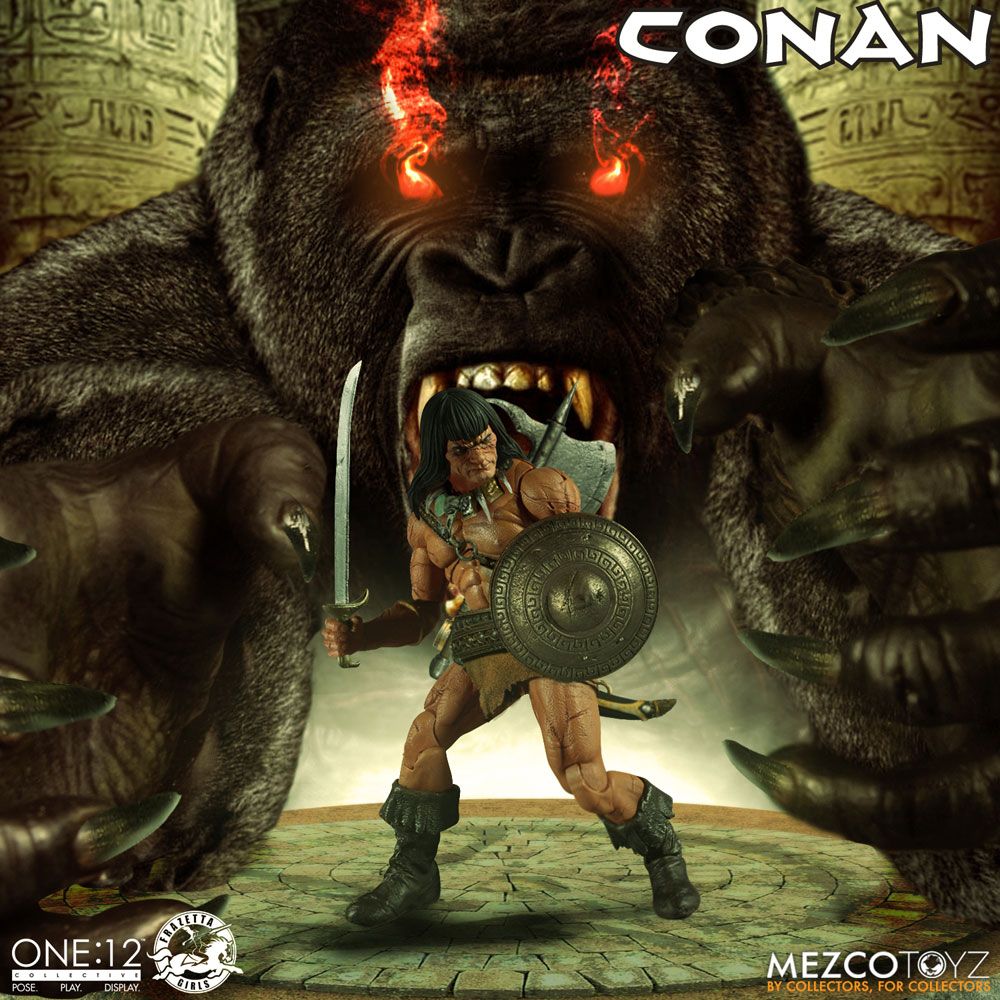 MEZCO - One:12 Collective Conan The Barbarian Action Figure 1:12 Conan