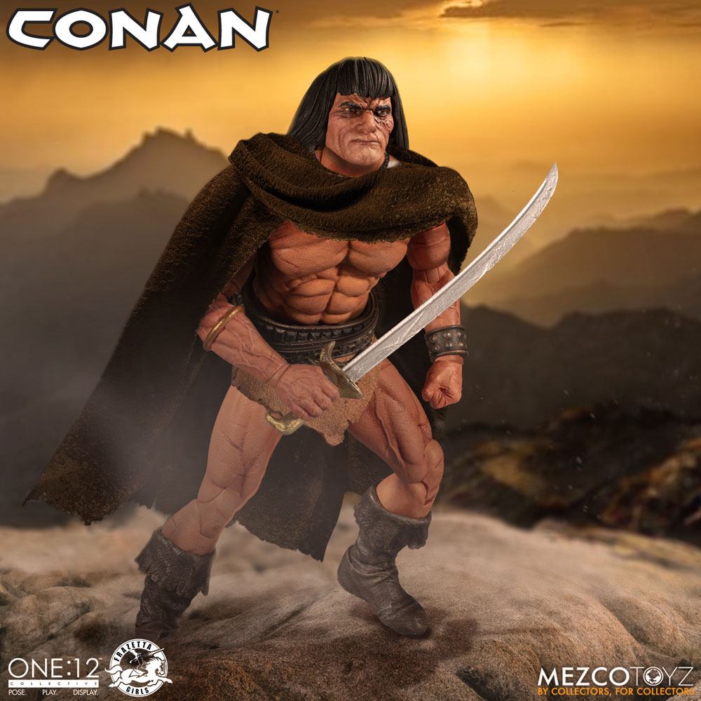 MEZCO - One:12 Collective Conan The Barbarian Action Figure 1:12 Conan