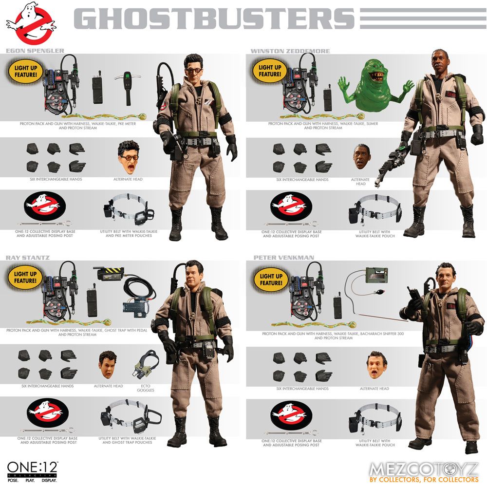 MEZCO - One:12 Collective Ghostbusters DeLuxe Box Set