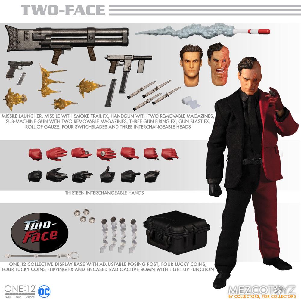 MEZCO - One:12 Collective Dc Comics - Action Figure 1:12 Two-Face