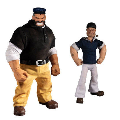 MEZCO - Popeye Action Figure 112 Popeye & Bluto Stormy Seas Ahead DeLuxe Box Set