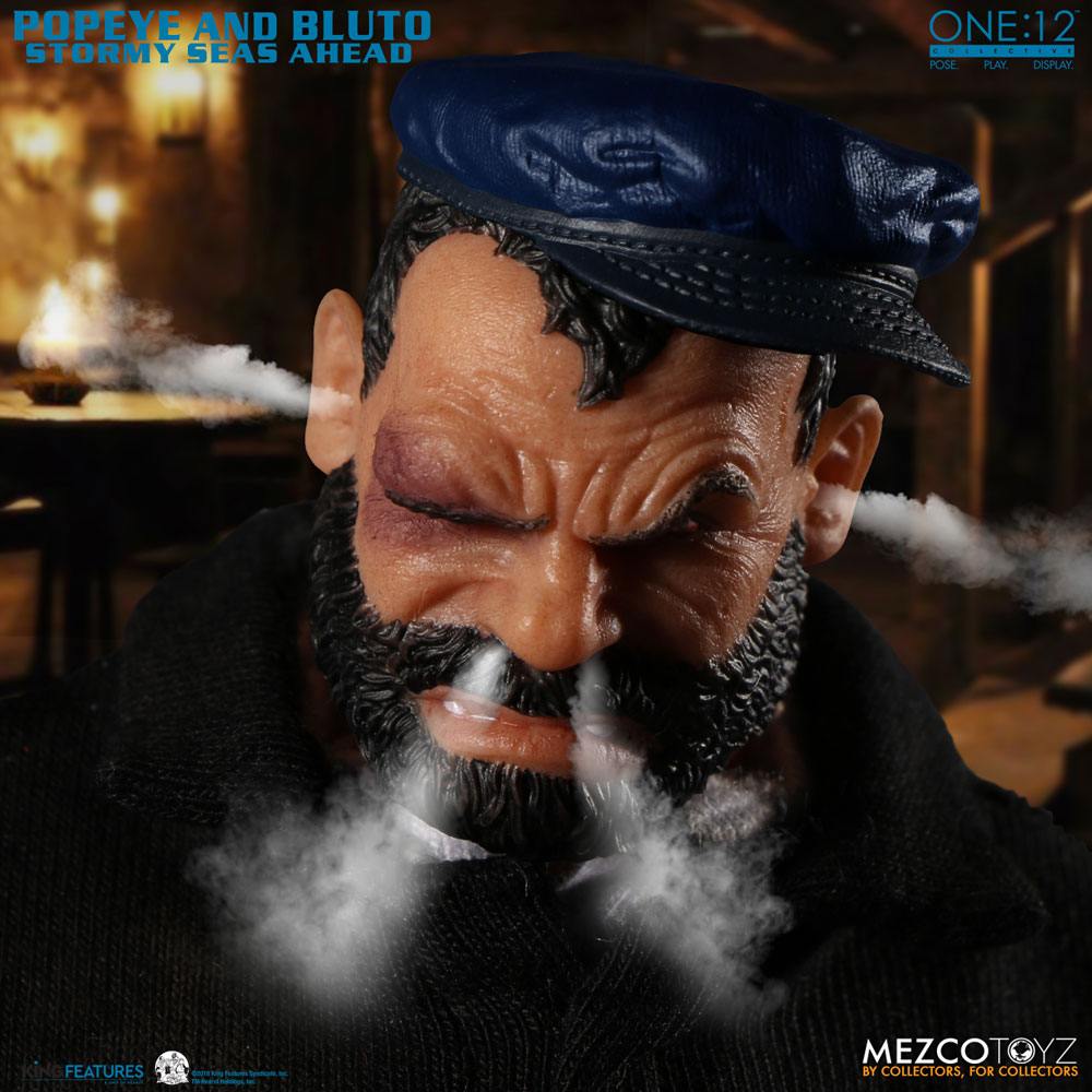 MEZCO - Popeye Action Figure 112 Popeye & Bluto Stormy Seas Ahead DeLuxe Box Set