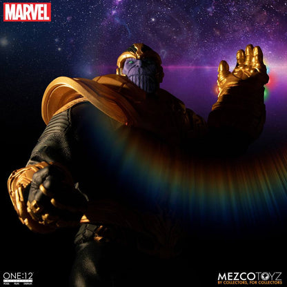 MEZCO - One:12 Collective Marvel - Universe Light-Up Action Figure 1:12 Thanos