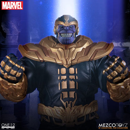 MEZCO - One:12 Collective Marvel - Universe Light-Up Action Figure 1:12 Thanos